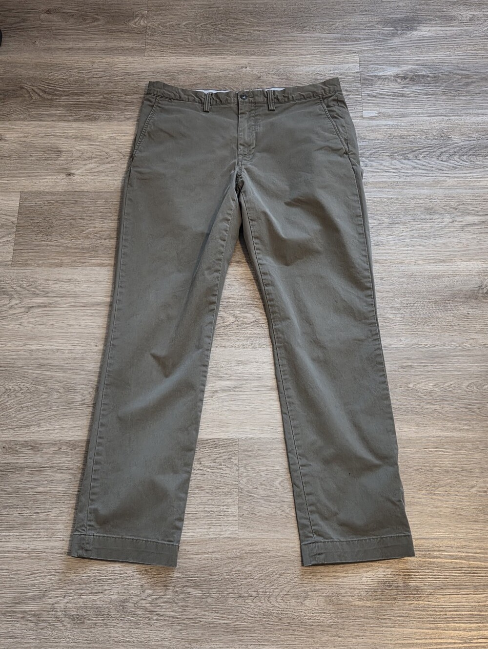 Polo Ralph Lauren, The Polo Chino, Stretch Straight Fit Olive Green Pants Men's